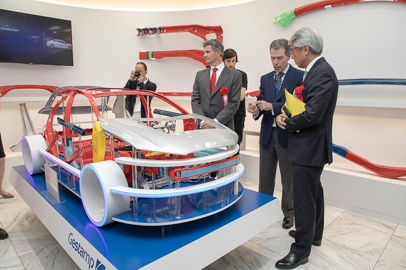 R＆Dセンター入り口にあるショールームも公開された