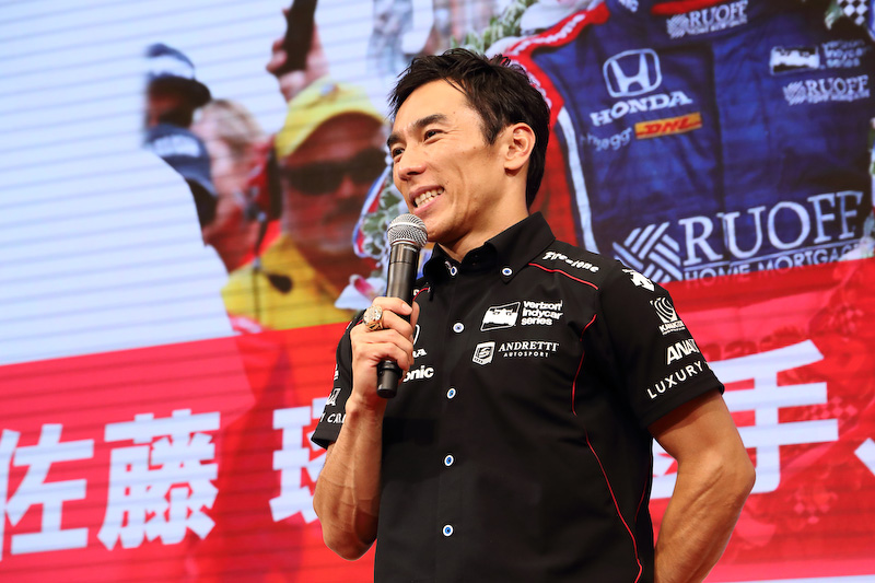 今年のインディ500で歴史的勝利を挙げた佐藤琢磨選手