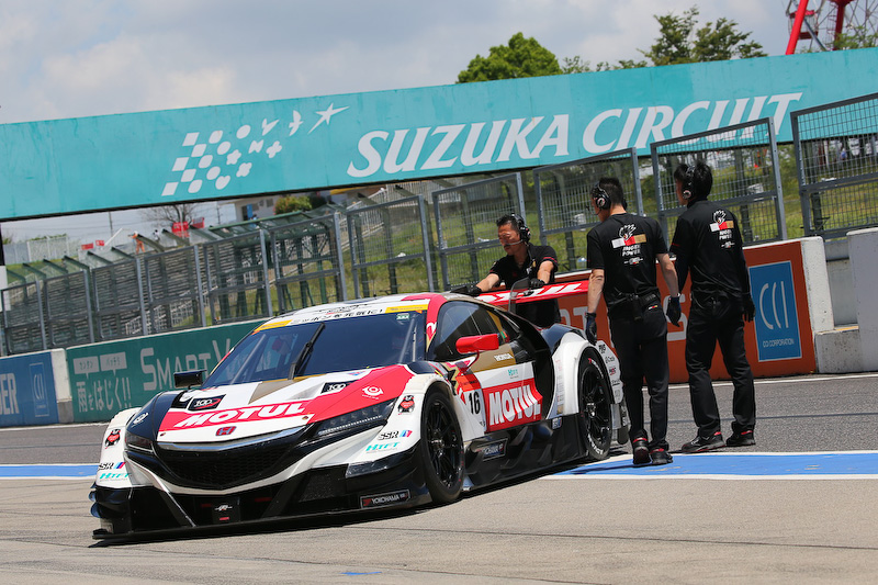 6月6日に鈴鹿サーキットで行なわれたSUPER GTタイヤテストのようす