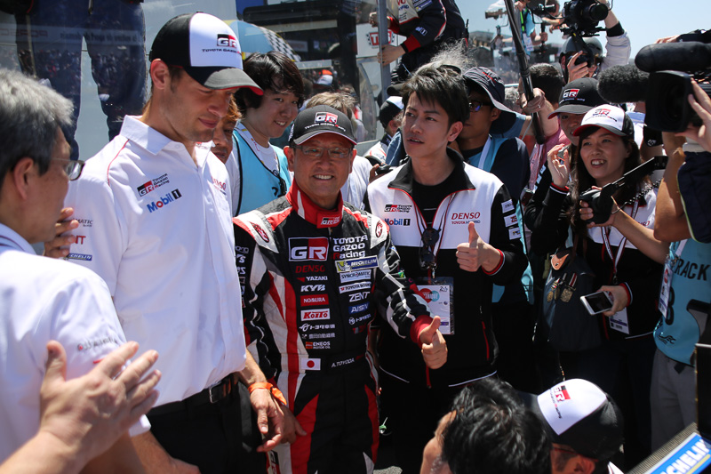 突然登場した豊田章男社長