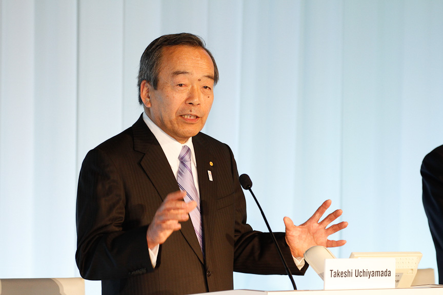 トヨタ自動車株式会社 代表取締役会長　内山田竹志氏（TNGA関連発表会より）