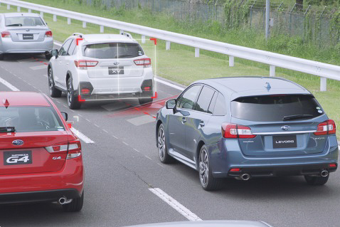 ツーリングアシストの作動イメージ