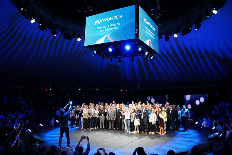 ミシュラングループCEO Jean‒Dominique Senard氏より2018年もモントリオールにおいてMOVIN'ONを開催することが発表された