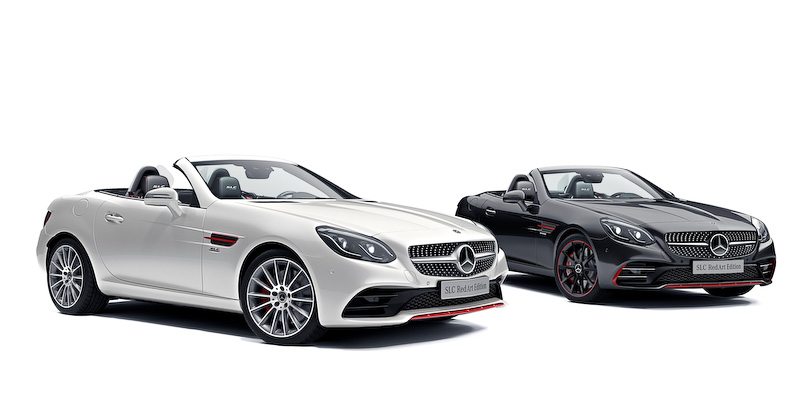 「SLC 180」「メルセデスAMG SLC 43」の期間限定モデル「RedArt Edition」