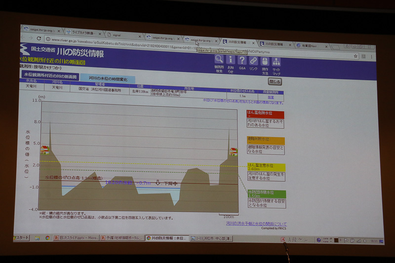 地域情報ポータルサイトでは、地図に会員各社から提供された各種情報を一括して表示。交通事故の発生した場所や詳細な事故内容、津波などの自然災害の被害予想や避難場所などの情報、カメラが撮影しているリアルタイム動画などを必要に応じて画面に表示できる