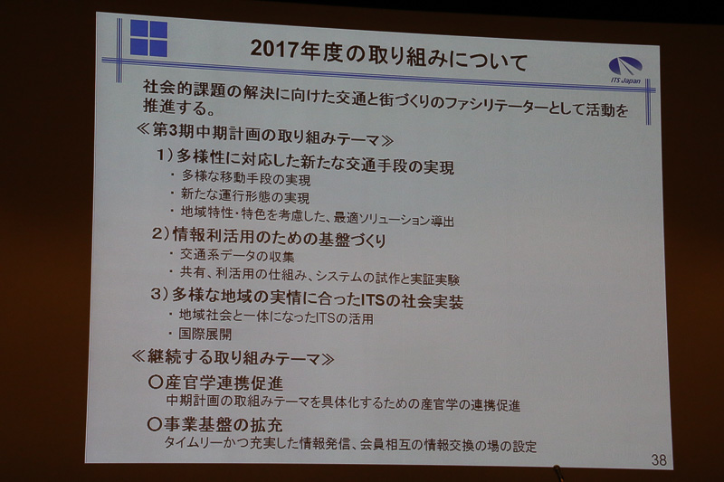 ITS Japanの2017年度の取り組み