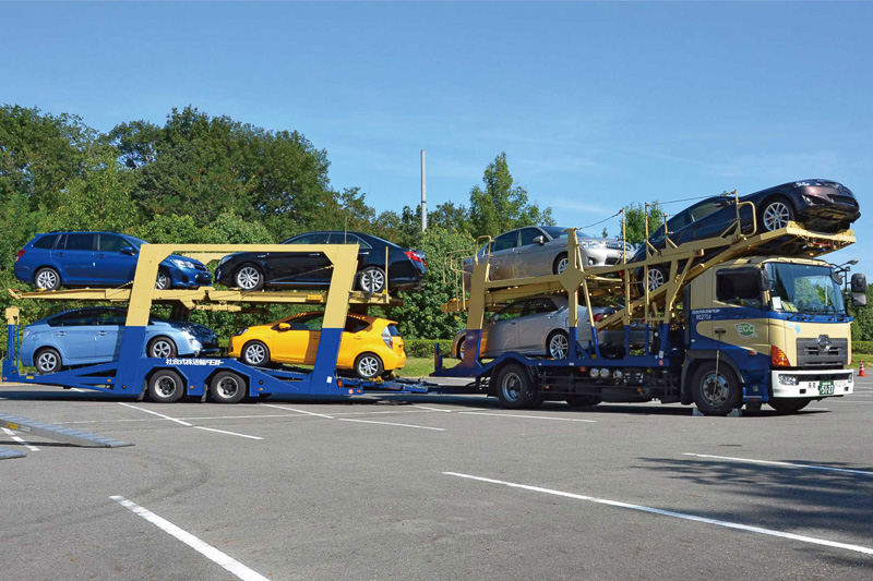 9月3日に「キャリアカー積込み実演」を実施