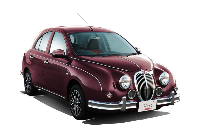 ビュート モダン（上段）、リューギ モダン（下段）ともに「モダングレー」（左）、「モダンレッド」（中央）、「モダンホワイト」（右）の3色を専用ボディカラーとしてラインアップ