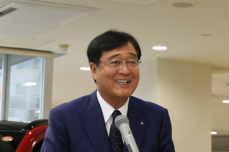 三菱自動車工業株式会社 代表取締役社長兼CEO 益子修氏