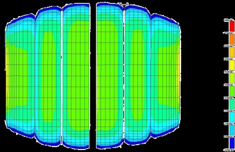 「マックスタッチ」。広い接地面を確保しながらも接地面圧が路面に均等にかかるように設計。タイヤ全体のブロックがしっかりと氷をとらえ路面に密着するため高いアイスグリップ性能、アイストラクション性能を発揮。さらにブロックが均等の圧力で接地することで偏摩耗を抑制し、初期性能が長期にわたり持続する