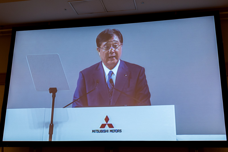 三菱自動車工業株式会社 取締役社長CEO 益子修氏