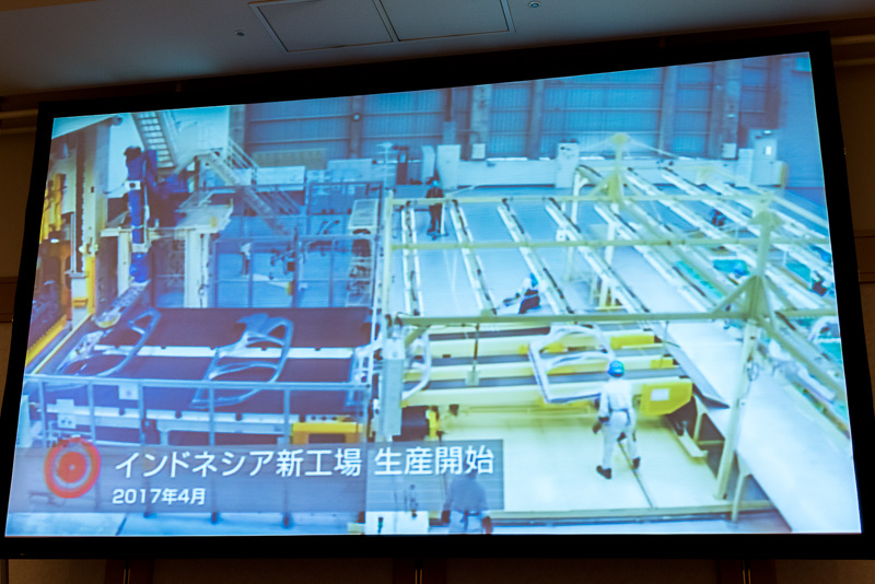 2017年4月 インドネシア新工場 生産開始