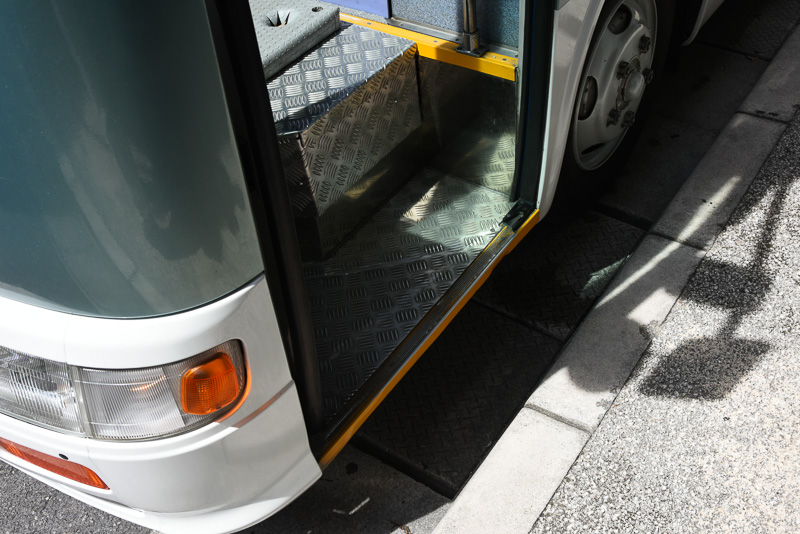 バス停への正着制御については、あまり追い込んだ設定にはしていないとのこと