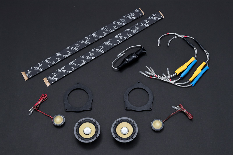 Cクラス用80mm2ウェイスピーカーキット「ES 80 K for MB」