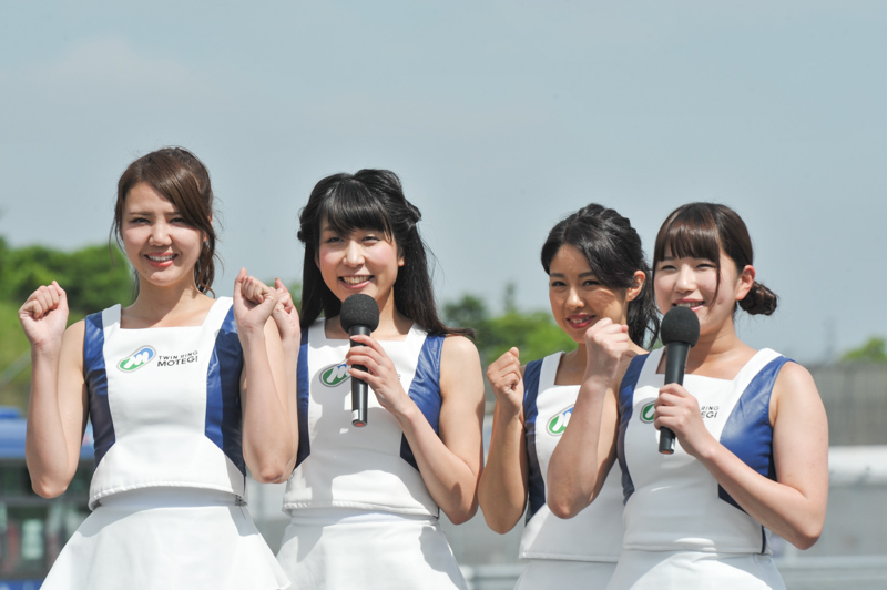 ツインリンクもてぎエンジェルによる開会式