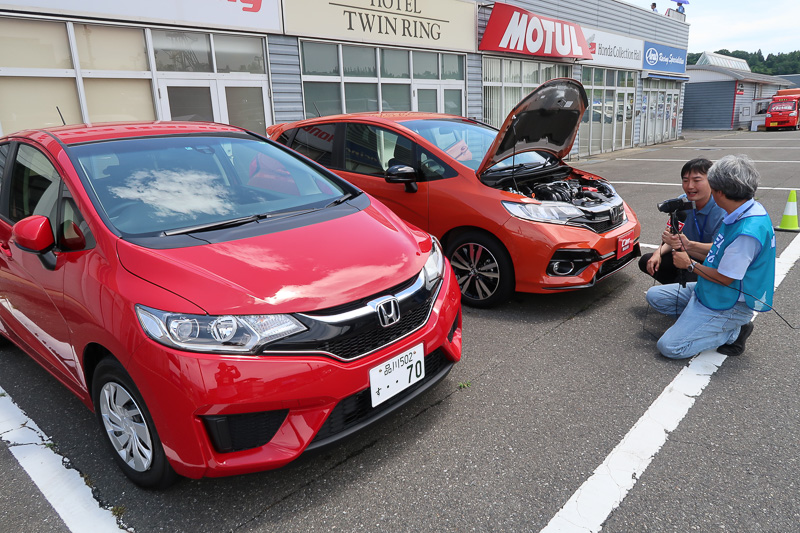 金子氏から、内外装のデザインやパワートレーン、新採用となった「ホンダ センシング」などの変更ポイントが紹介された