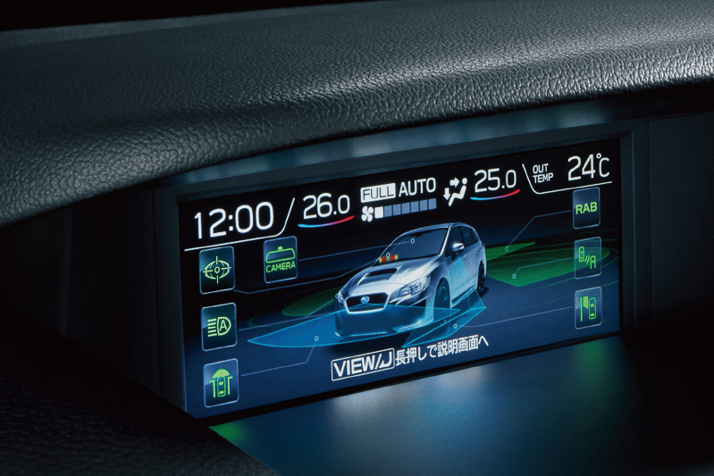 5.9インチ大型カラー液晶を採用したマルチファンクションディスプレイ