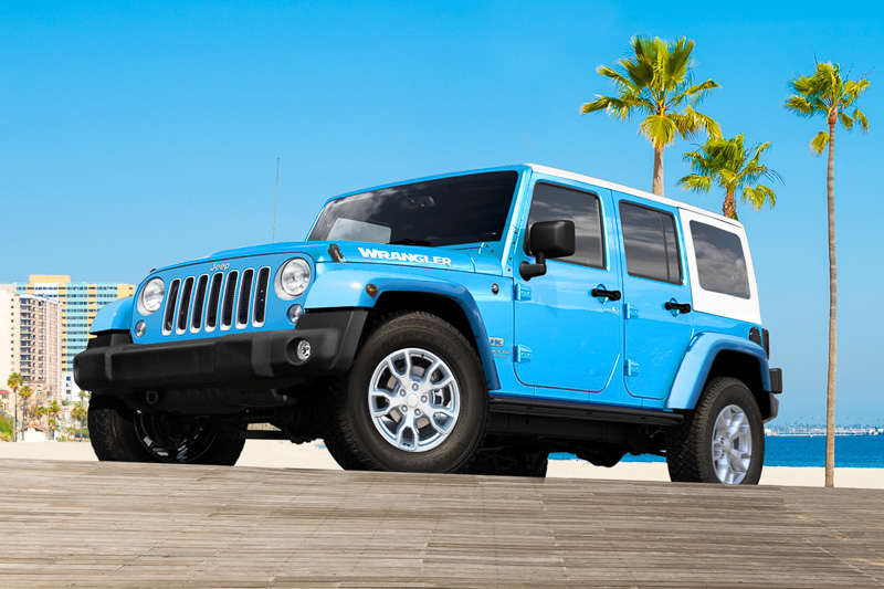 ラングラー初のホワイトハードトップを採用した「ラングラー JK」