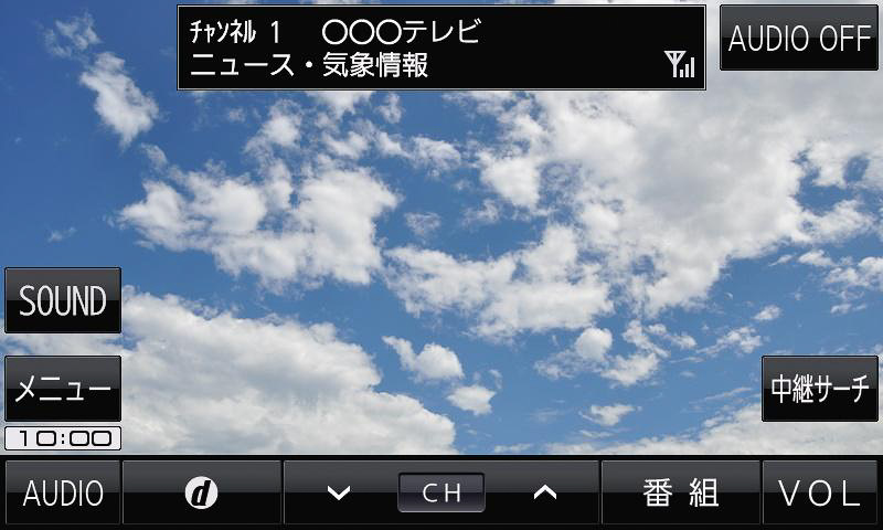 ワンセグテレビ　イメージ