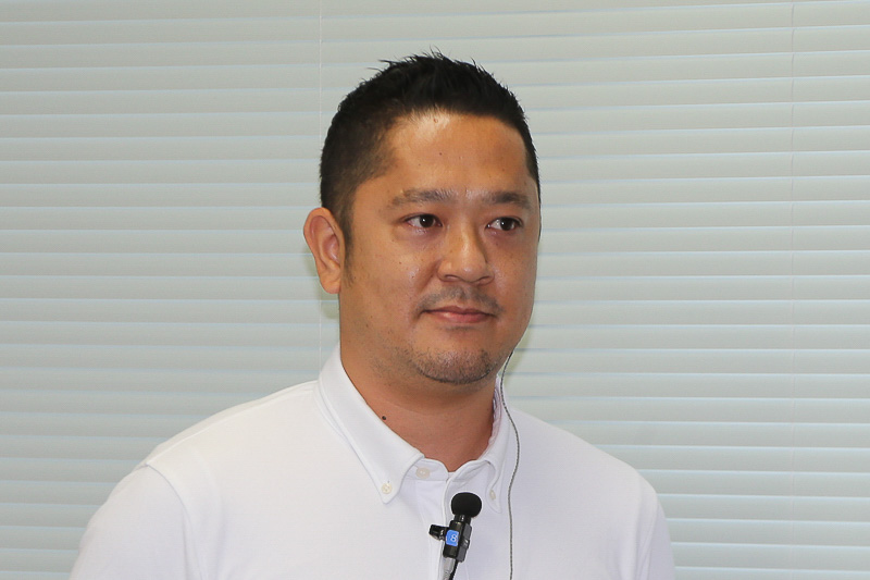 福田良氏。フランスF3選手権チャンピオンのほか、フォーミュラ・ニッポン、ル・マン24時間レース、フォーミュラ・ルノー3.5などへの参戦経験を持つ