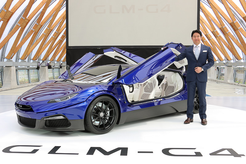 EVスーパーカー「G4」を日本初公開したGLM株式会社 代表取締役社長の小間裕康氏