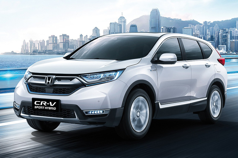 新型CR-V。写真は2モーターハイブリッドシステム「SPORT HYBRID（スポーツ ハイブリッド） i-MMD」を搭載する「SPORT HYBRID」