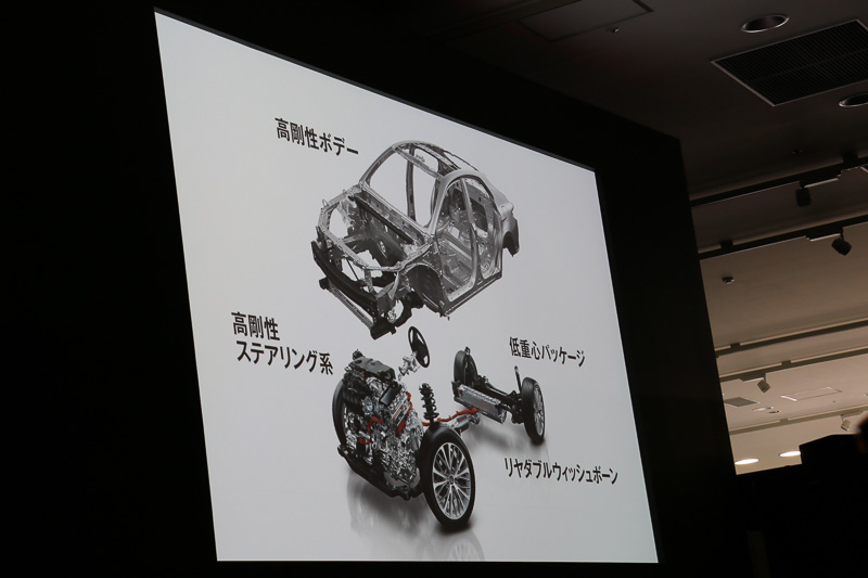 美しさを生み出す低重心パッケージは走行性能も飛躍的に高めている