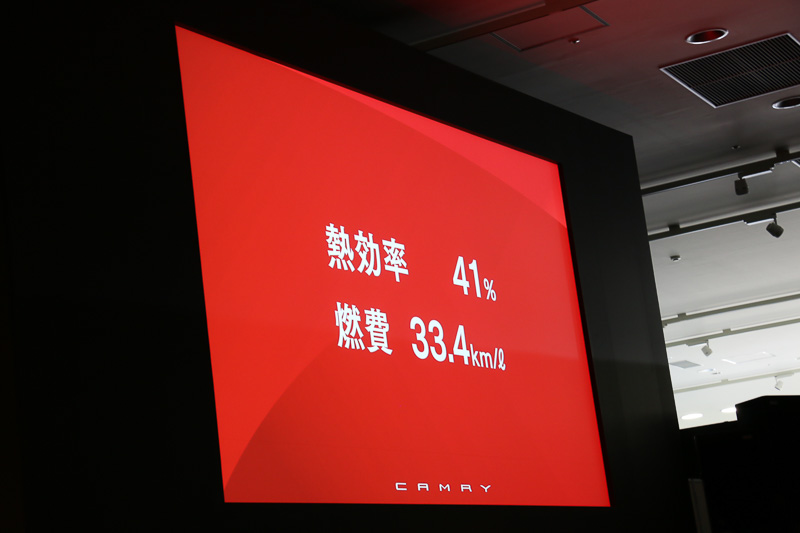 ゼロから新規開発したという新しいパワートレーンは、気持ちのいい走りを実現すると同時に41％という高い最大熱効率で33.4km/LのJC08モード燃費を達成