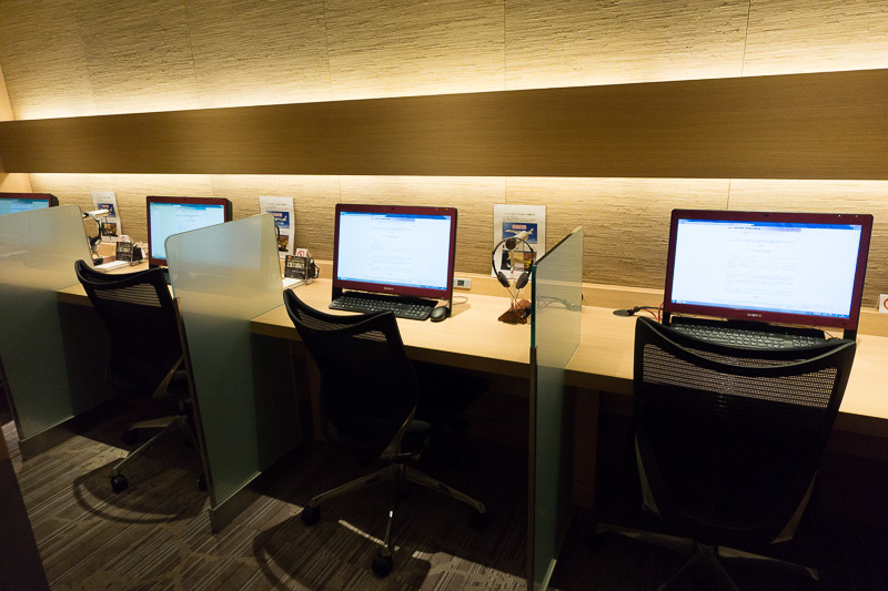 メインの本館3階にあるサクララウンジと同じ施設が用意されているが、リラクゼーションルームなどはない