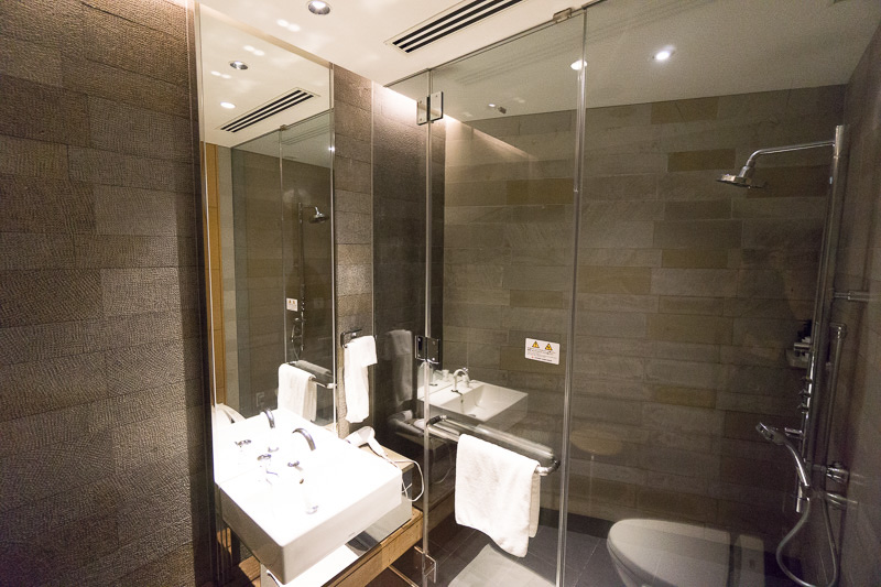 複数の部屋が用意されているシャワールーム