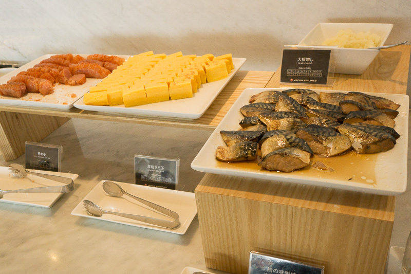 明太子、卵焼き、鯖