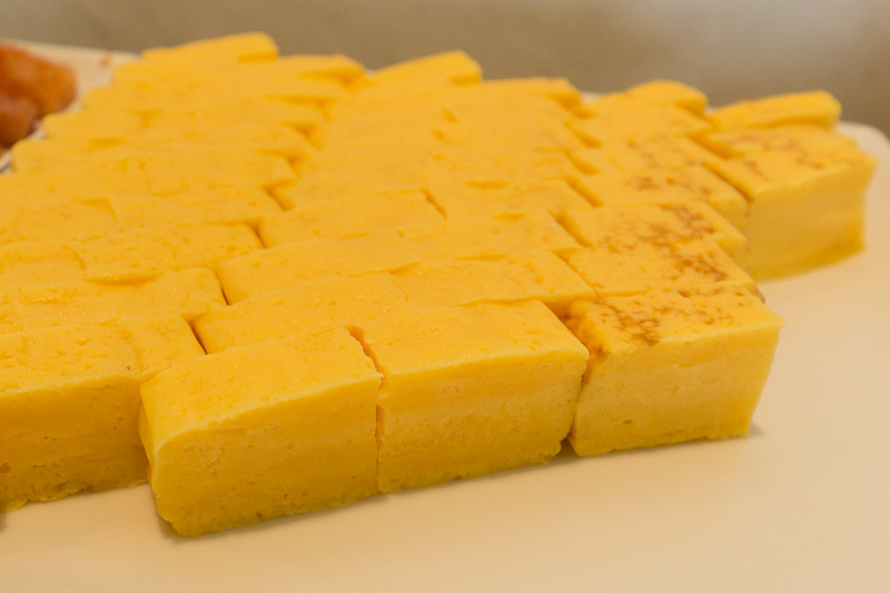 明太子、卵焼き、鯖