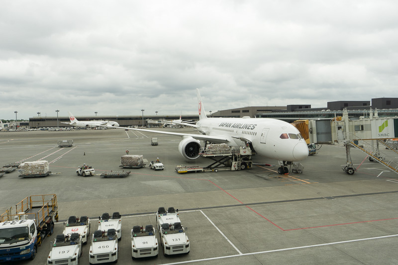 成田空港～シャルル・ド・ゴール空港のJAL415便