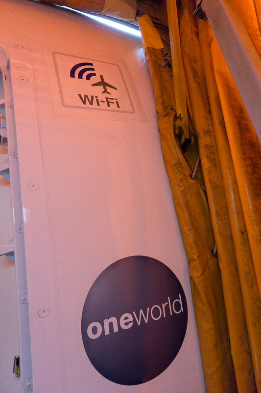 機内Wi-Fiも用意されている機材となる