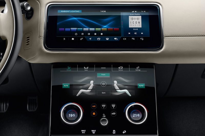 2つの高解像度10.2インチタッチスクリーンで構成する「Touch Pro Duo」を全車に標準装備