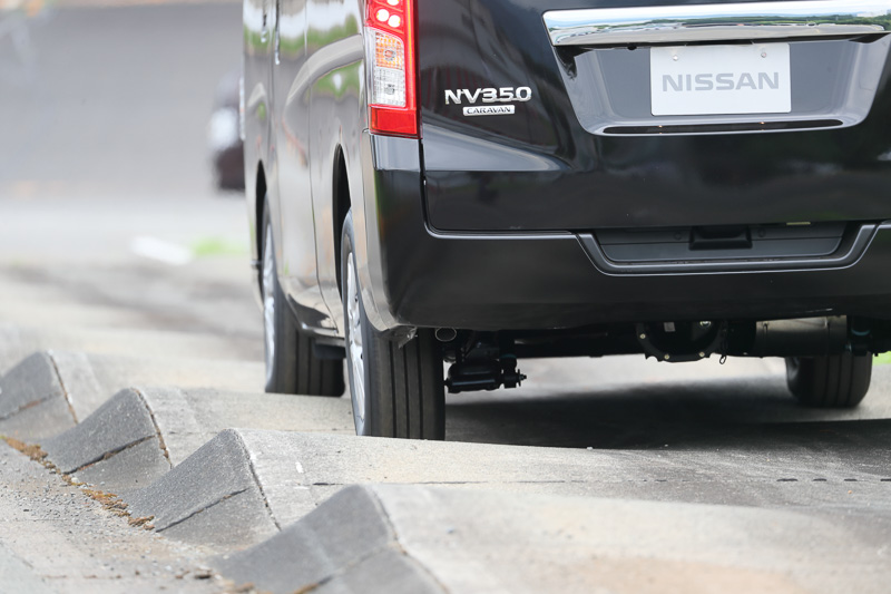 ボディからミシミシと音が出ないか評価するねじれ路