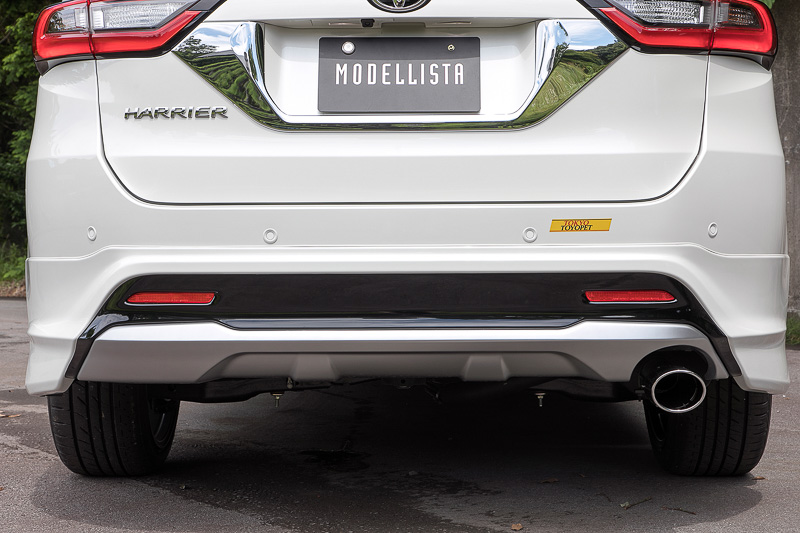 サイドスカートはVer.1と同じデザイン。リアバンパー下部に追加するリアスタイリングキットもスキッドプレート的なデザインになっている