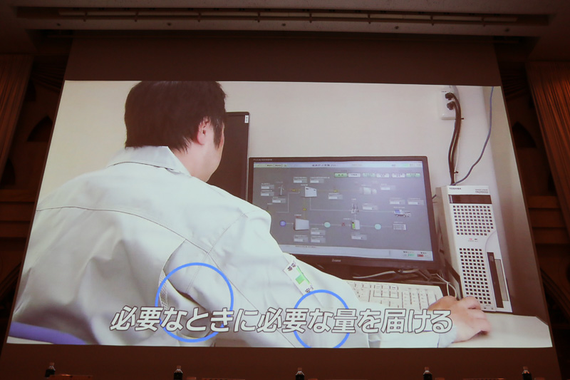 FCフォークリフト1台ごとの水素残量もリアルタイムでチェック