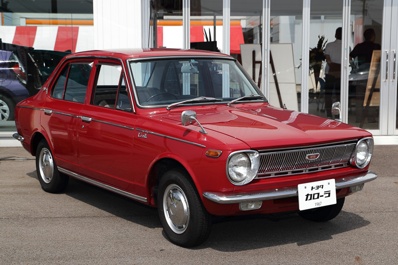 トヨタカローラ富山の有志がレストアした初代カローラ（1967年式 KE10-F型）