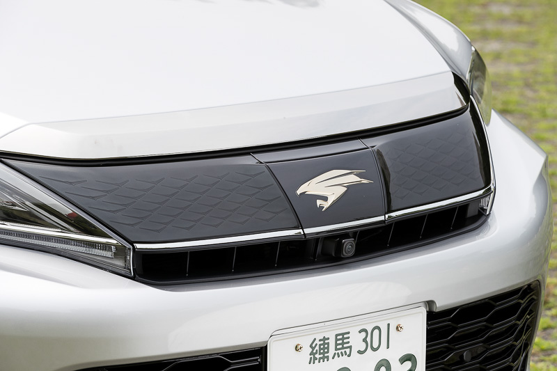 グリル中央にはミリ波レーダーを備える