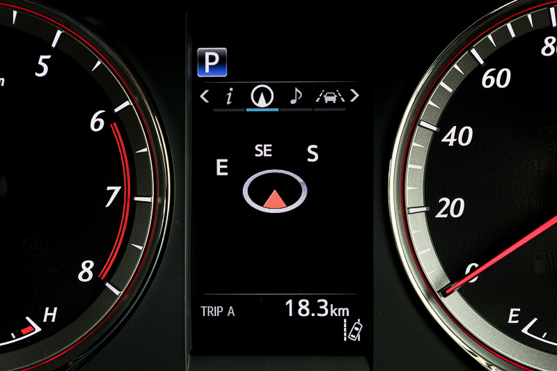 マルチインフォメーションディスプレイの表示