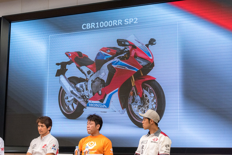 2017年から採用された「CBR1000RR SP2」
