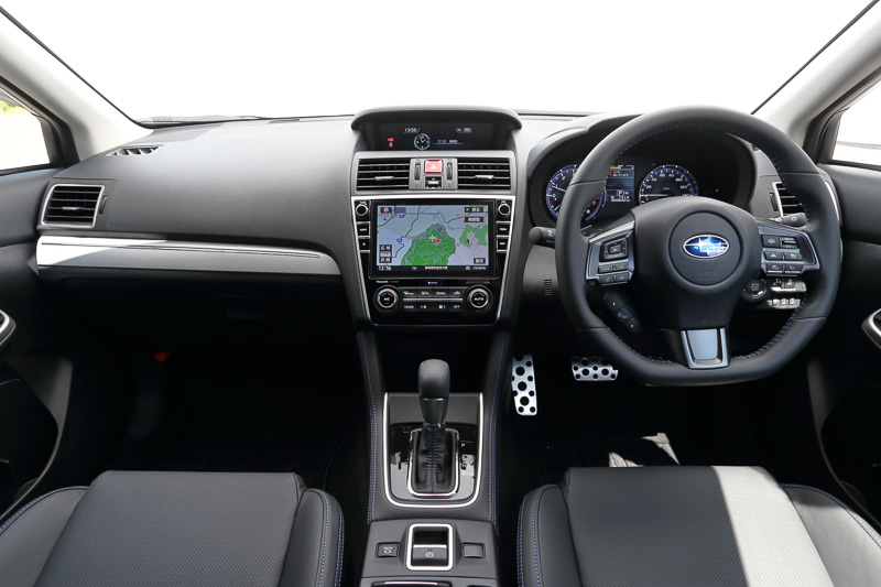 見える部分だけでなく、見えない部分にも変更が行なわれた新型レヴォーグ