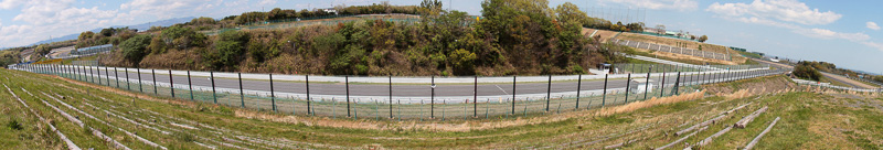 Oエリアは西ストレートから130Rへの進入が見られる。最高速の計測ポイントもこのあたりだ