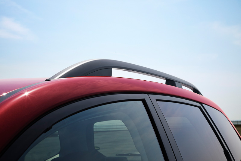 ルーフレール（ブラック）はメーカーオプション装備