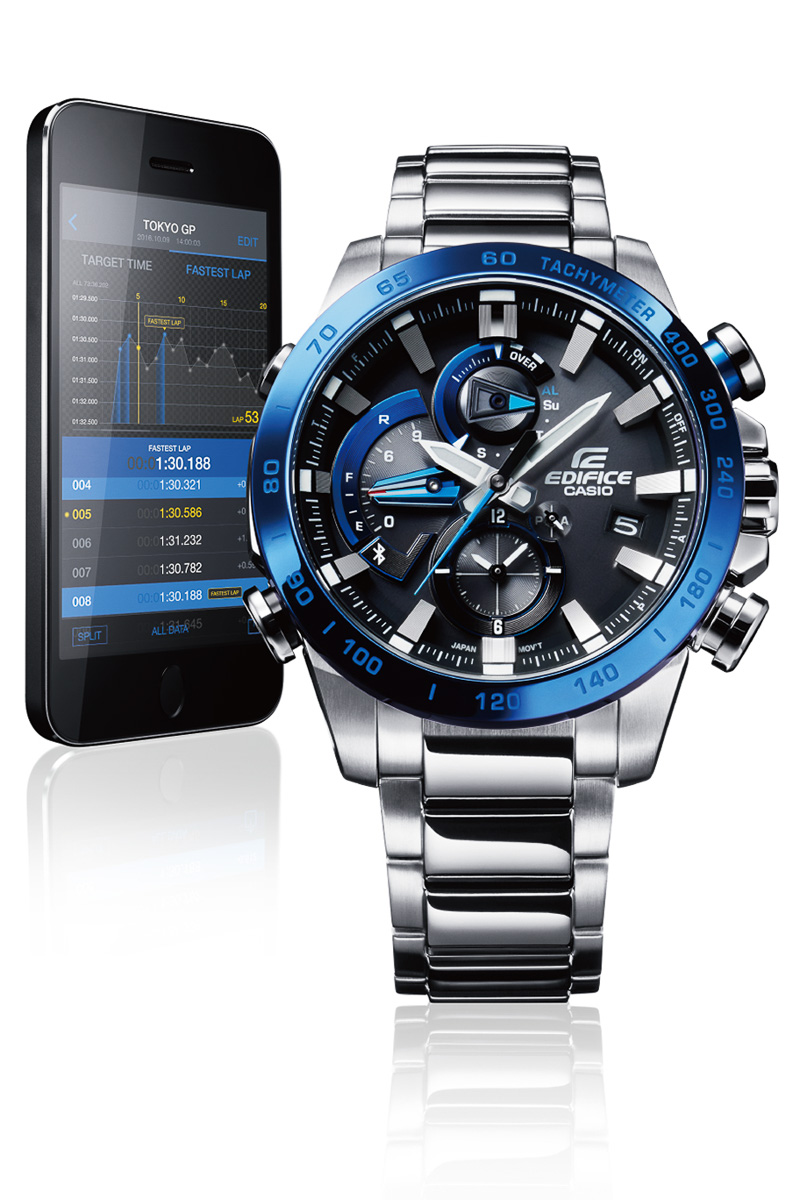 8月10日から順次発売される新製品「RACE LAP CHRONOGRAPH EQB-800」