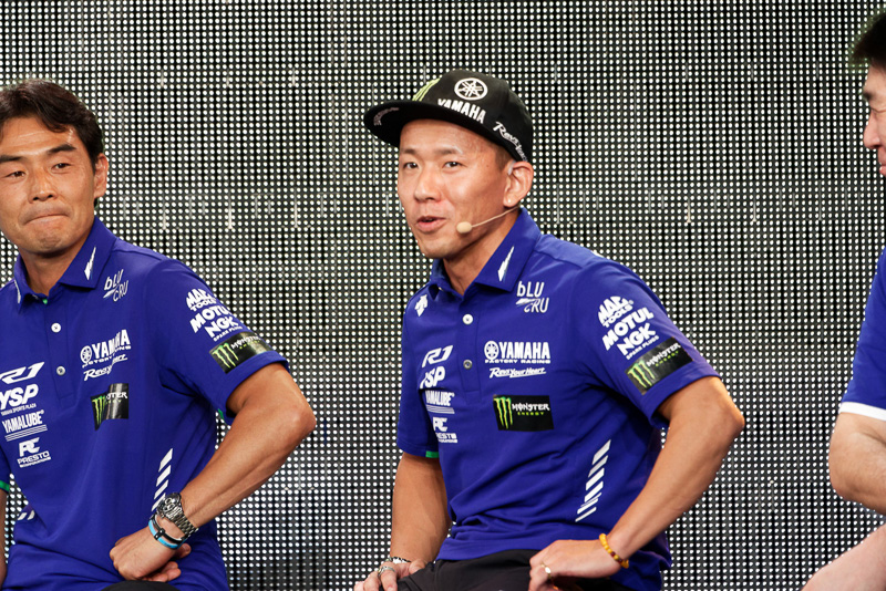 21号車ヤマハ ファクトリー レーシング チームの中須賀克行選手