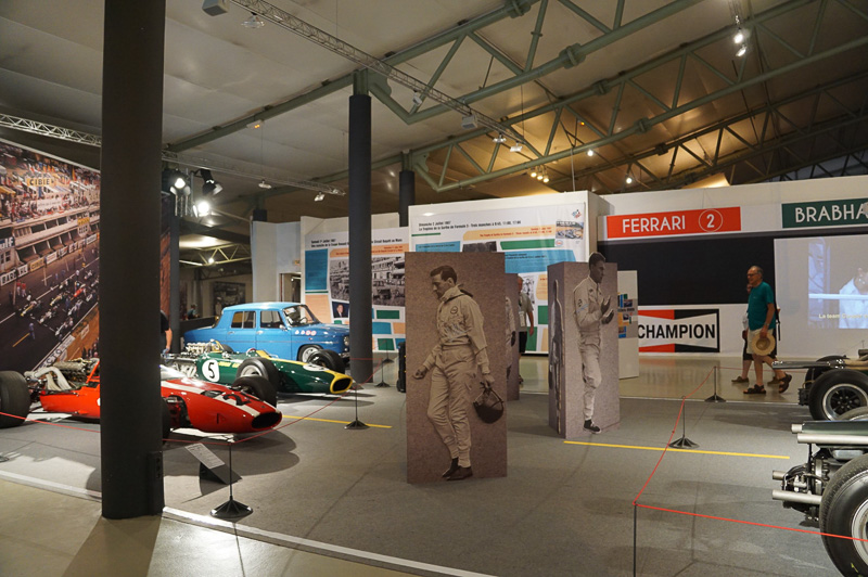 博物館で行なわれていた1967年 F1フランスGPの企画展示