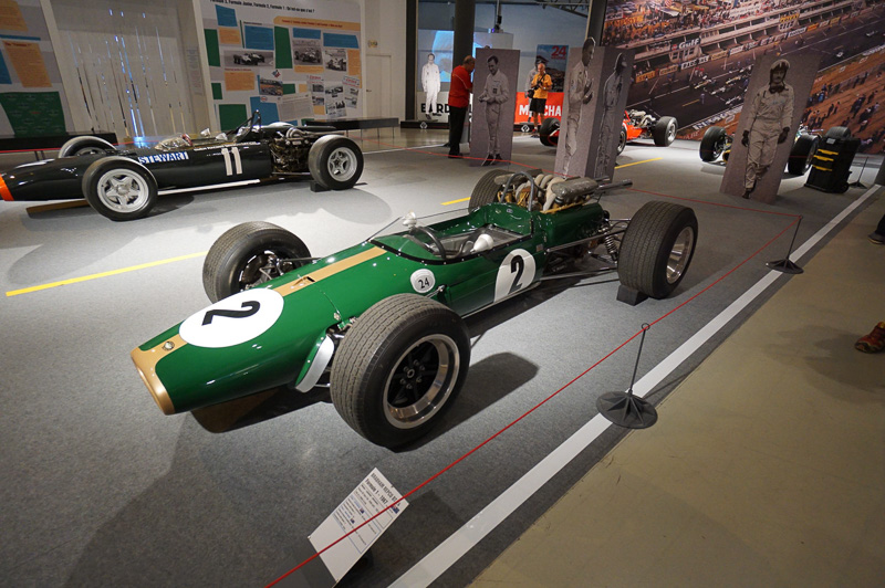 優勝したジャック・ブラバムがドライブしていたブラバム・レプコ