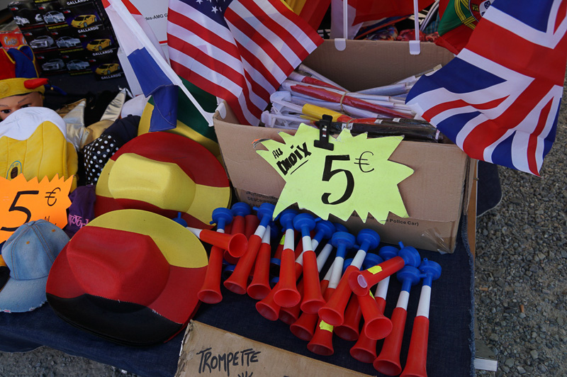 さまざまなグッズが販売されていた